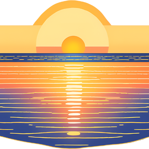 Astrology Sunrise - New Beginnings Sunrise over ocean horizon with warm colors reflecting on water - symbolizing new beginnings in astrology