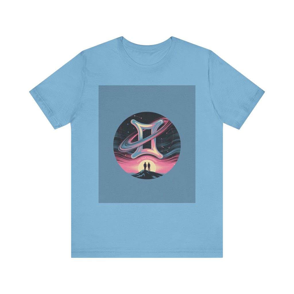 Gemini Portal Tee – Duality Meets the Cosmos in a Retro-Futuristic Vibe