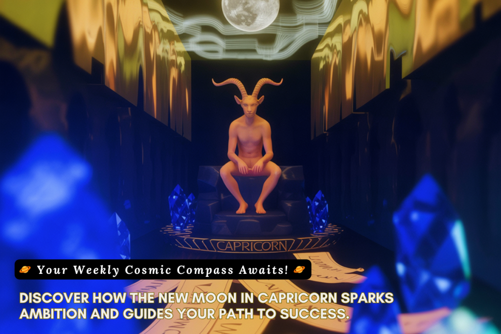 New Moon in Capricorn bringing transformative energy